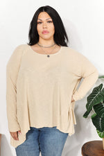 HEYSON Oversized Super Soft Ribbed Top