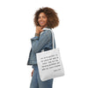 Let Us Be Grateful- Proust Canvas Tote Bag, 3-Color Strap Options