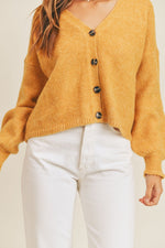 MABLE Long Sleeve Button Down Sweater Cardigan