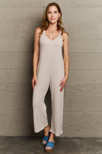 HEYSON Don't Get It Twisted Rib Knit Jumpsuit