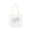 Rush Hour For You Canvas Tote Bag w/ White, Black, or Beige Straps