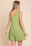 Culture Code Shoulder Knot Baggy Romper