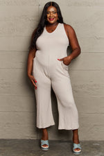 HEYSON Don't Get It Twisted Rib Knit Jumpsuit