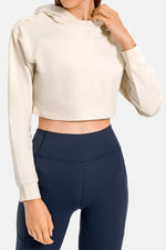 Long Sleeve Crop Hoodie