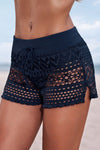 Drawstring Waist Swim Shorts